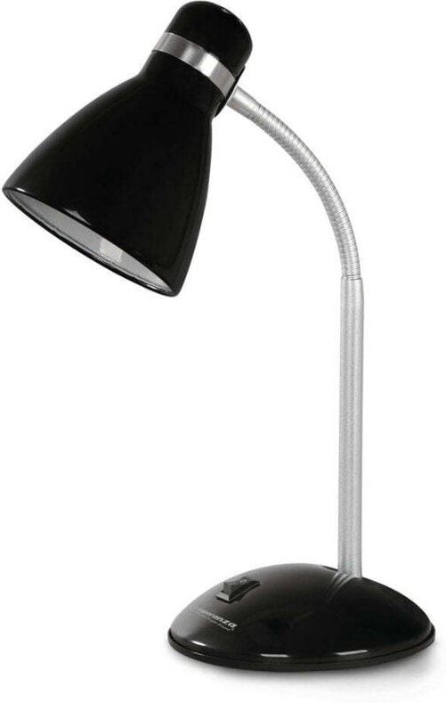 Esperanza schreibtischlampe e27 alkes schwarz