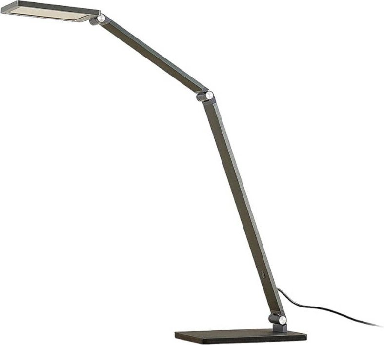 LED Tischlampe "Mion" aus Aluminium dimmbar für Arbeitszimmer & Büro von Lucande