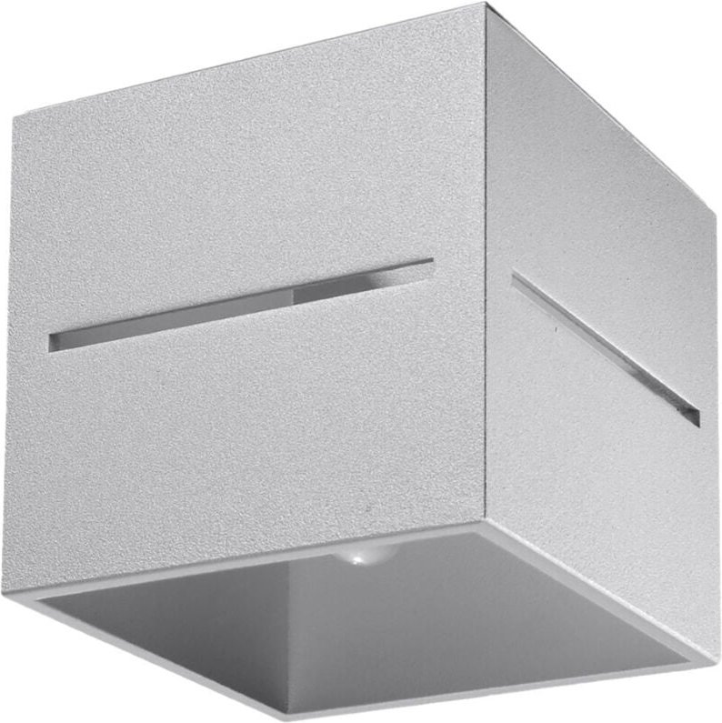 Basalt-Deckenleuchte 1 G9 Grau Alu Lumilo 02.126.08