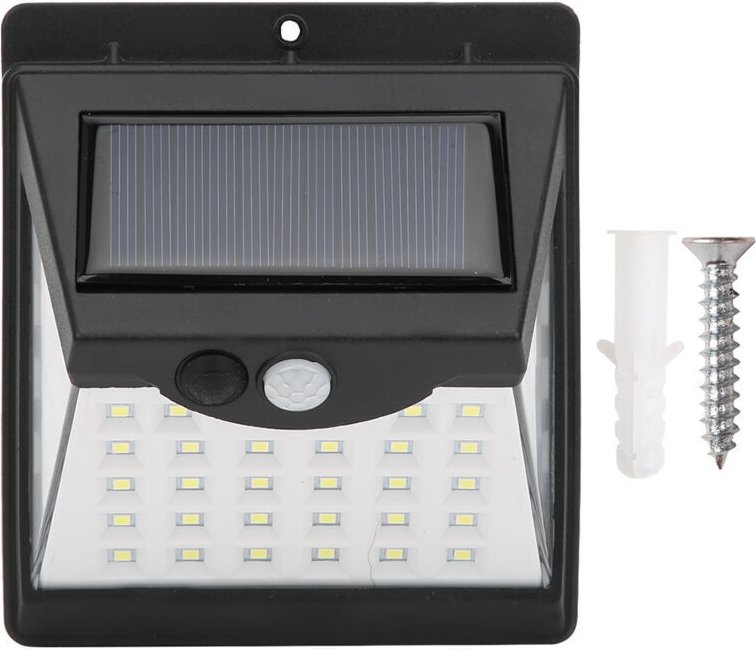 40-LED-Wandleuchte, Solar-Sensor-Wandlampe, intelligente, wasserdichte Solarleuchte für Garten und Eingangstür 【Weihnach...
