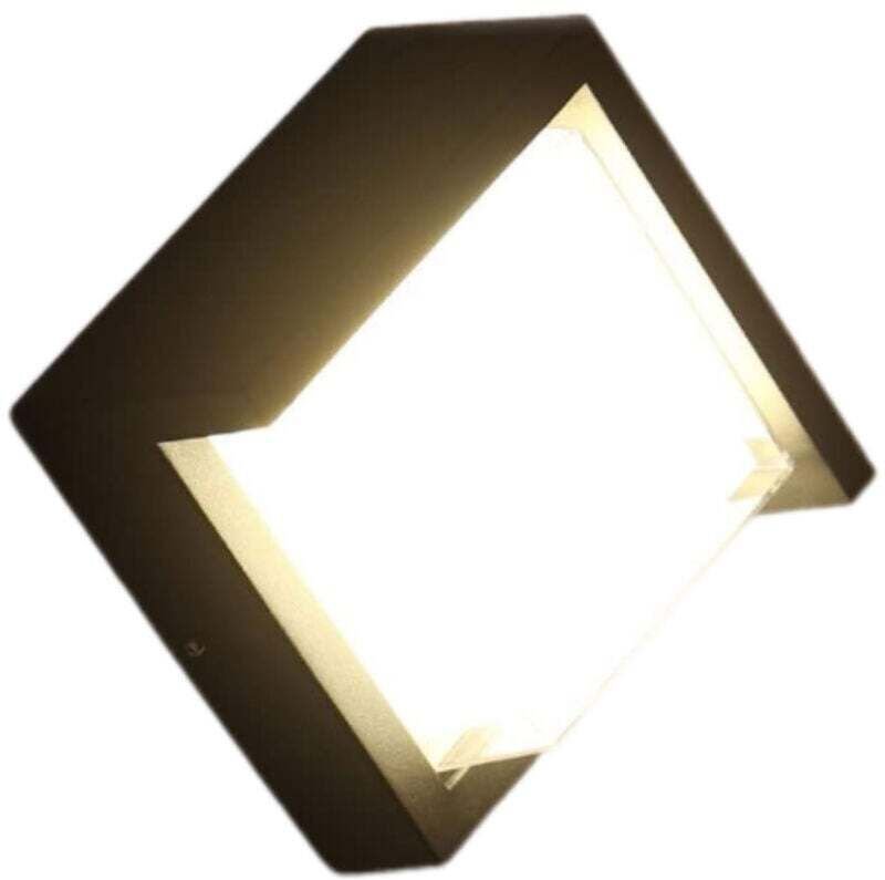 Außenwandleuchte, 12W LED-Wandlampe IP65 wasserdichte Außenwanddekoration für Hof, Garten, Terrasse, Nachbarschaftswand,...