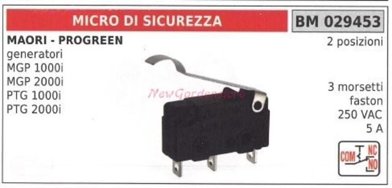 MAORI Sicherheits-Mikroschalter MGP PTG 1000i 2000i Generator 029453
