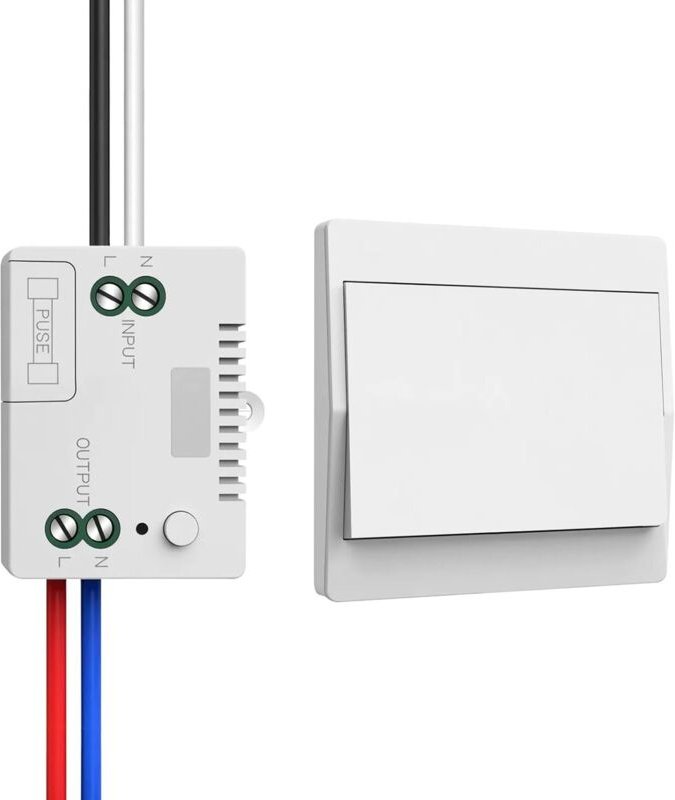 Thumbnail - 230V Funk-Lichtschalter-Set, eigenständiger Funkschalter, keine Batterien erforderlich, wasserdichter Wandschalter, Steu...