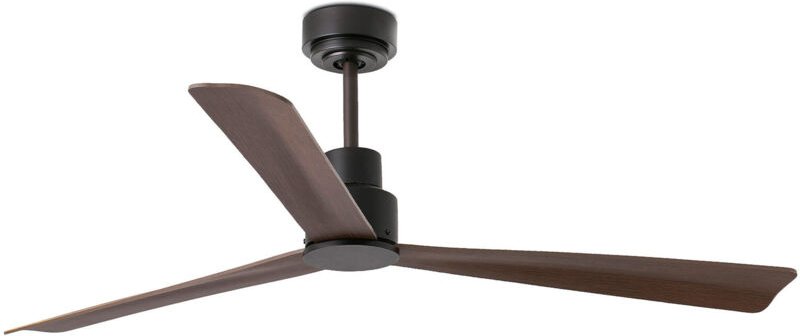 Faro Nassau Mittlerer Deckenventilator mit 3 Flügeln, Dunkelbraun, Wiz Smart System