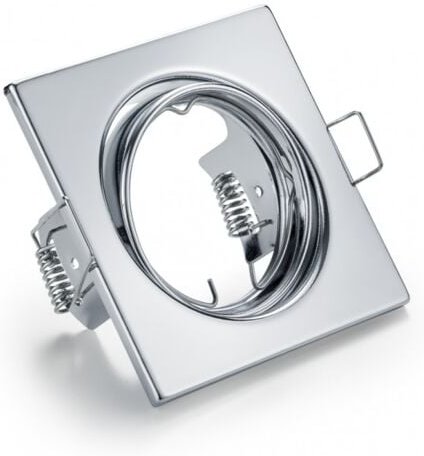 Jura Square Einbaustrahler 1xGU10 Chrom 8x8cm Trio Lighting