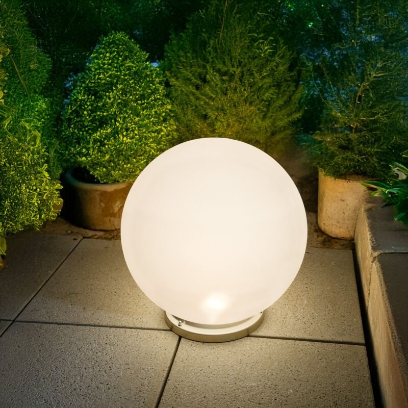 Solar Leuchtkugel LIANA 40 multicolor Fernbedienung Edelstahl-Halterung 102660