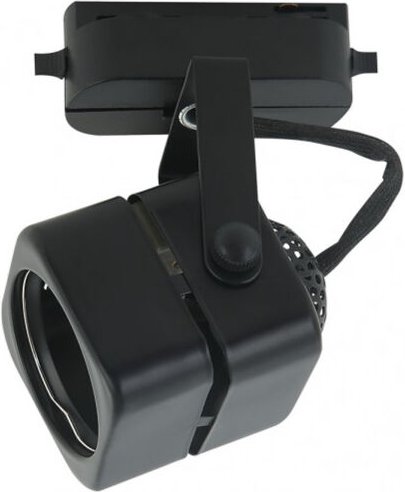 Arta Stromschienenstrahler 1xgu10 schwarzer Würfel 14,2x7,6x6 cm verstellbar 180º.