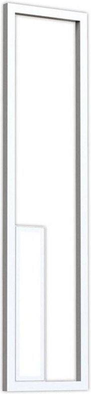 Inspired Mantra Boutique Rechteckige Wandleuchte, dimmbar, 40 W LED, 3000 K, 2250 lm, Weiß, 3 Jahre Garantie