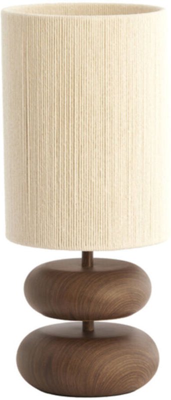 Light & Living - tischlampe - Danialo - beige crème - metall - Ø