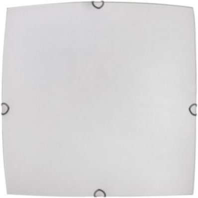 Ayla quadratische Deckenleuchte 2xe27 weiß 30x30x7 cm