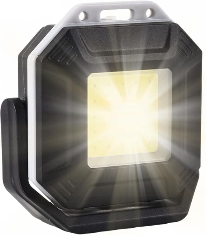 Campinglampe, magnetische ABS-Lampe, USB-aufladbar, helle Beleuchtung, wasserdicht, vielseitiges Aufhängesystem, zum Ang...