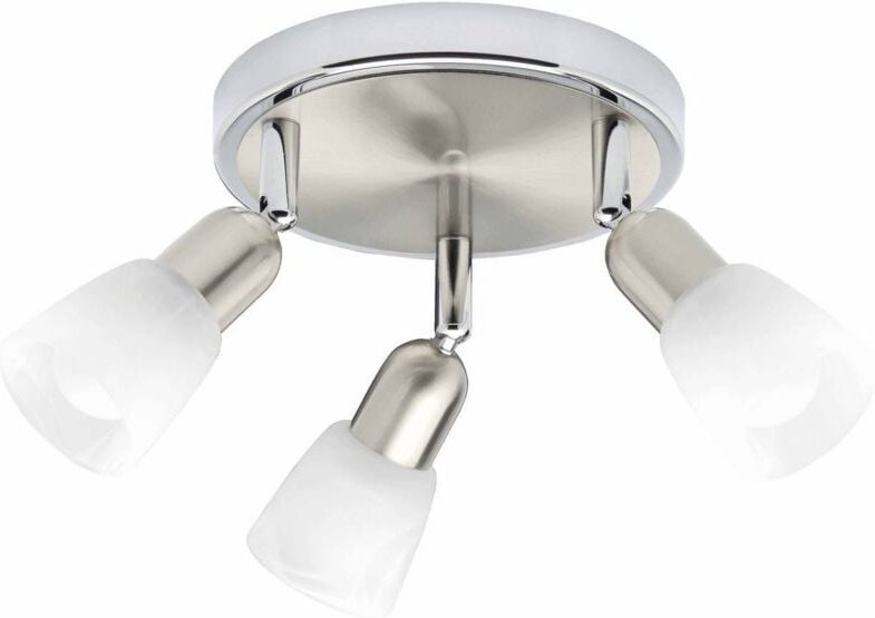 Brilliant 3er Spot Rondell Sofia eisen-chrom Ø 20 cm E14, max. 3 x 40 W Deckenstrahler