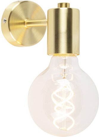 Smart Art Deco Wandleuchte Gold inkl. G95 WiFi Lichtquelle - Facil