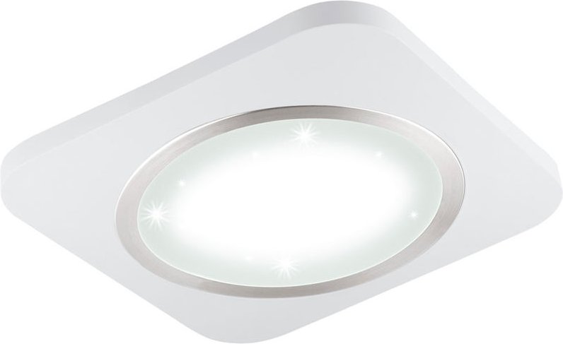 LED Kristall Effekt Decken Leuchte Aufbau Strahler Lampe weiß Wohn Zimmer Beleuchtung Eglo 97661