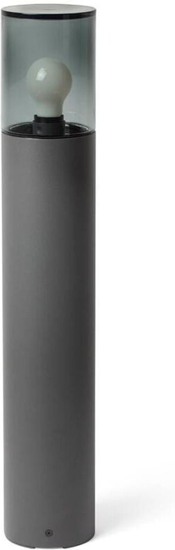 Faro Barcelona - Sockelleuchte dunkelgrau mit Rauchglas H700 kila 71750