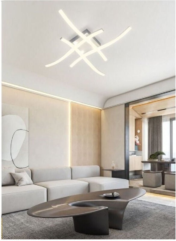 Trade Shop Traesio - Trade Shop - plafoniera modern led soffitto mit onda luce fred natural calda C05 -