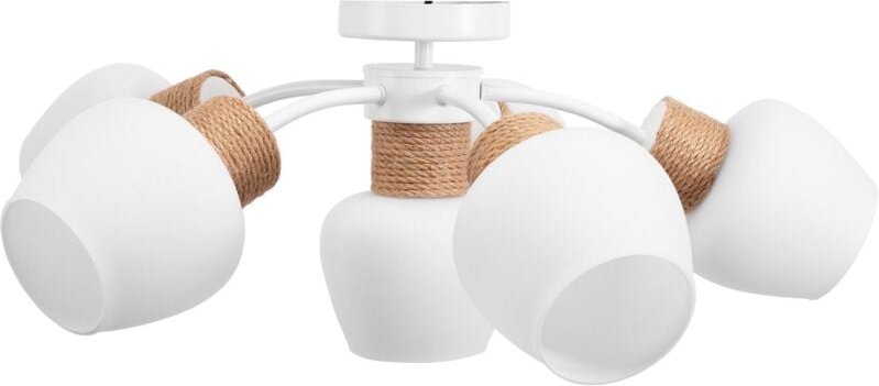 Toolight - deckenlampe APP1590-6CP boho white beige