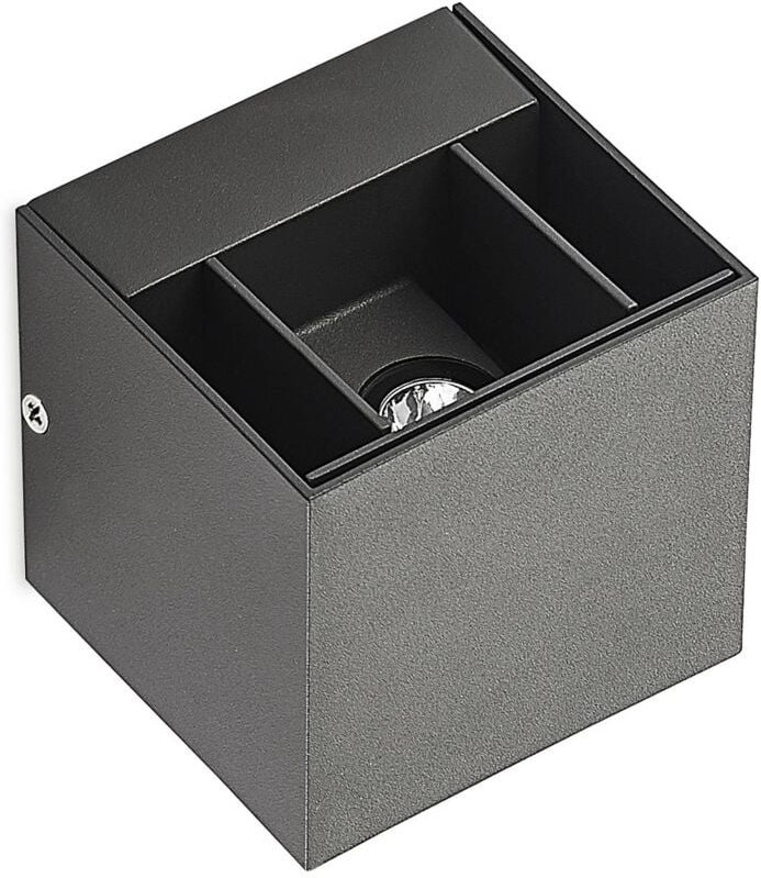 Thumbnail - LED Wandleuchte außen "Zavier" aus Aluminium von Lindby