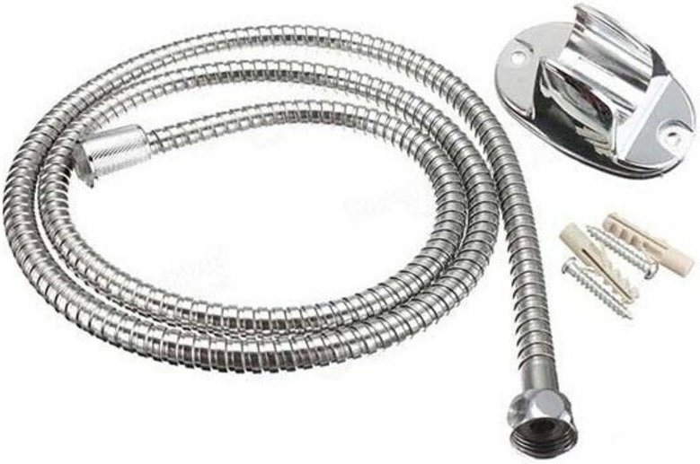 Trade Shop - soffione doccia universale rotondo colorato doccetta accessoren bagno mit laccio - Gelb