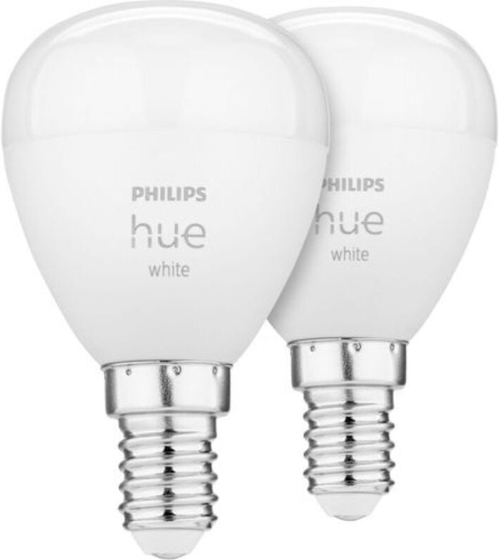 Philips Hue LED Lampe E14 2er Set 5,7W 470lm White Luster