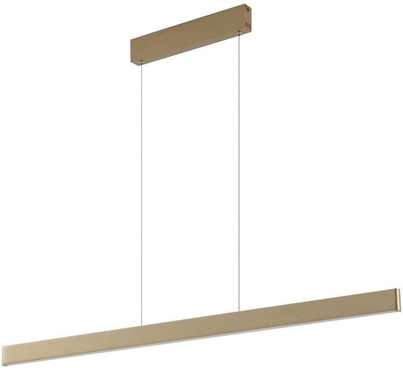 Smart Home Pendelleuchte "Mylosh" aus Aluminium dimmbar mit Fernbedienung für Wohnzimmer & Esszimmer von Lucande