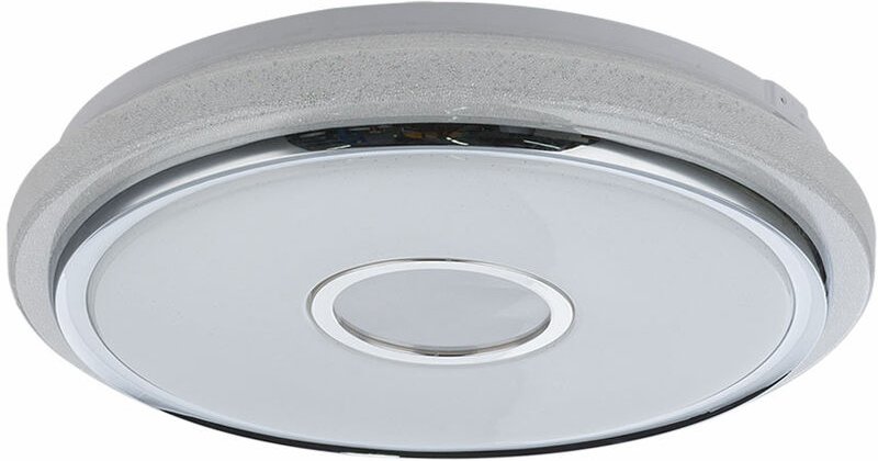 Led Deckenleuchte dimmbar Kristall Lampe Decke Schlafzimmerlampe mit Fernbedienung, cct Nachtlicht Memory Timer, weiß kl...