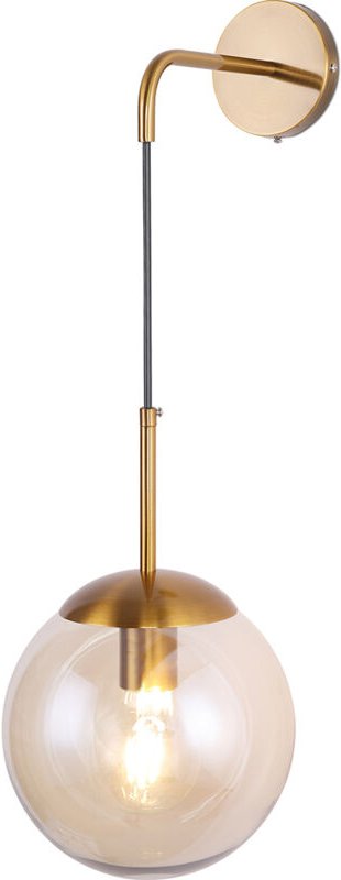 Wandleuchte - Glaskugel - Cali Beige