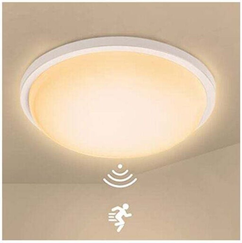 Plafonnier LED 15 W mit Détecteur von Mouvement, Plafonnier LED Moderne Rond mit IP44, wasserdicht, für Salon, Chambre z...