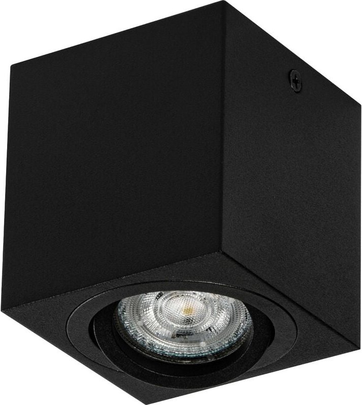 Ledvance - Spot Surface Square Deckenaufbauspot, schwarz, mit GU10 Sockel, kann mit einfacher oder smarter Lampe bestück...