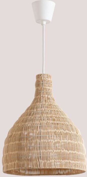 Sklum - Deckenleuchte für den Außenbereich aus Rattan Markle Natürlich