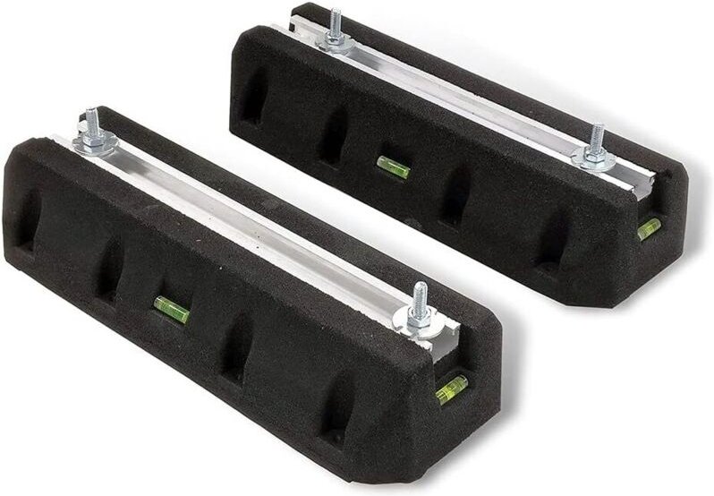 Gummilager für Klimaanlage – 450 x 130 x 60 mm, 350 kg Tragkraft