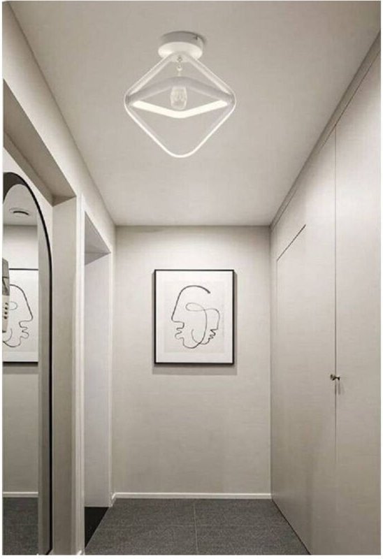 Trade Shop Traesio - Trade Shop - led Kronleuchter 25W Rauten Deckenleuchte Pendelleuchte Deckenleuchte 4000K 3000K 6500...