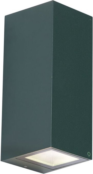 Moderne Wandleuchte Dunkelgrün 2-flammig GU10 70mm IP54 - Baleno