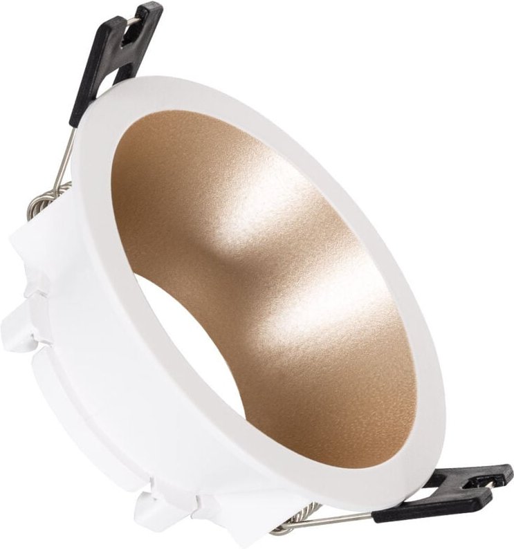 Efectoled - Downlight-Ring Reflect Rund für LED-Glühbirne GU10 / GU5.3 Ausschnitt ø 75 mm Beige