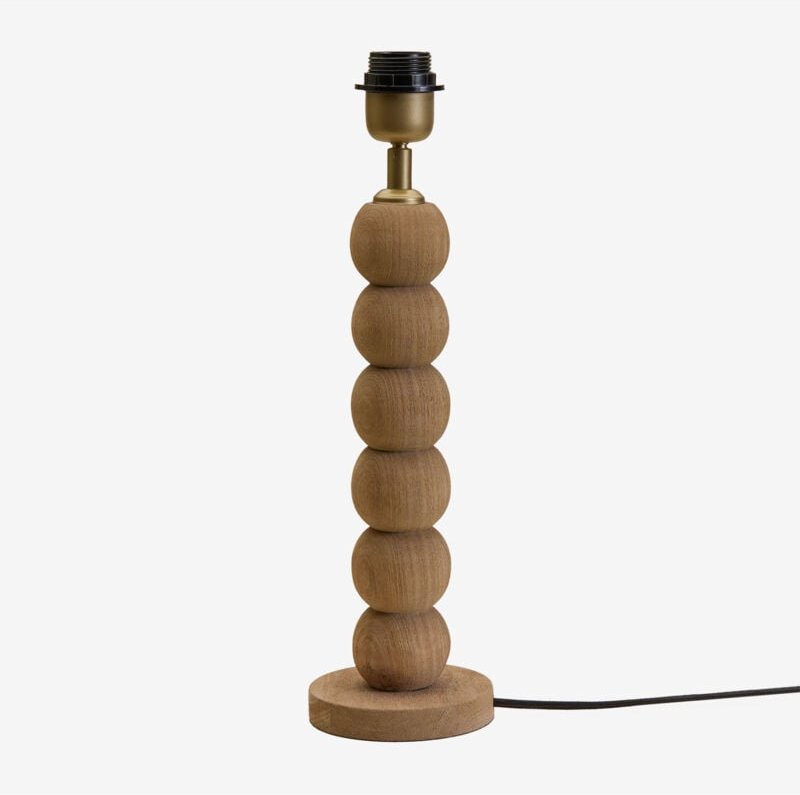 SKLUM Sockel für Tischlampe 30 cm aus Soler Mangoholz Mango-Holz