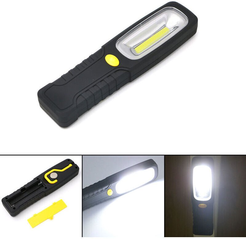 Arbeitsleuchte, Inspektionsleuchte, LED-Taschenlampe, wasserdichte Außenleuchte mit Magnet und Haken, stoßfest