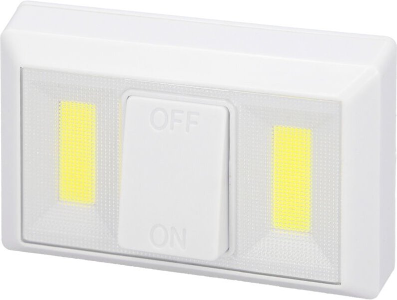 Taschenlampe/LED-Leuchten für Wand/Schrank, batteriebetrieben (4 AAA), 250 Lumen (Befestigung mit Aufkleber, Magnet oder...