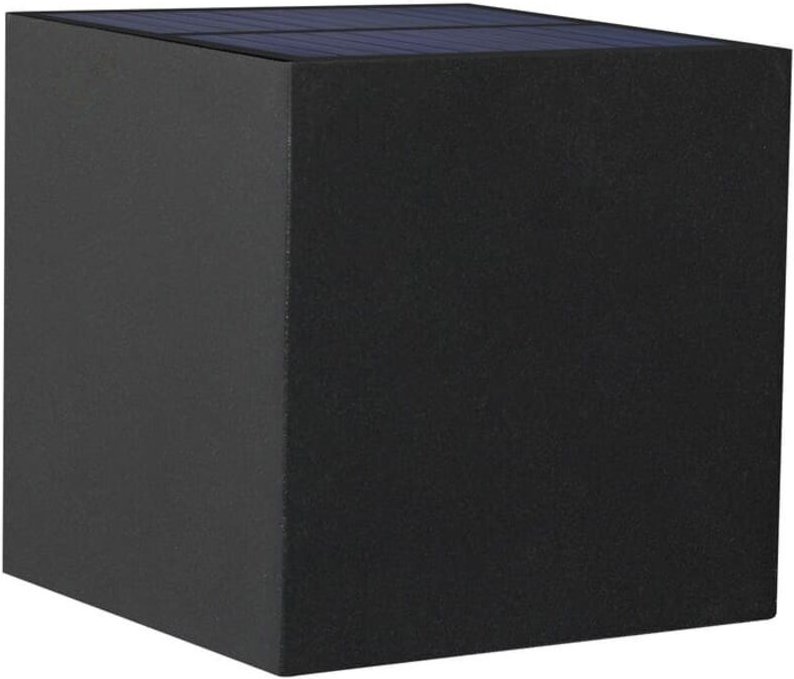 Solar-LED-Wandleuchte, 1,5-W-Panel, 3,7-V-Akku, Schutzart IP65