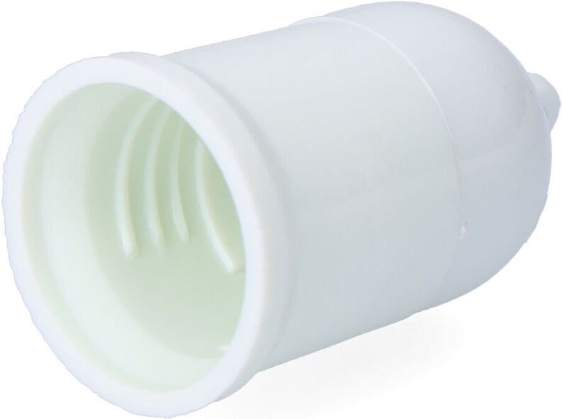 E27-Pendellampenfassung, 4 bis 250 V, weiß, ø35 x 60 mm (eingeschweißt)