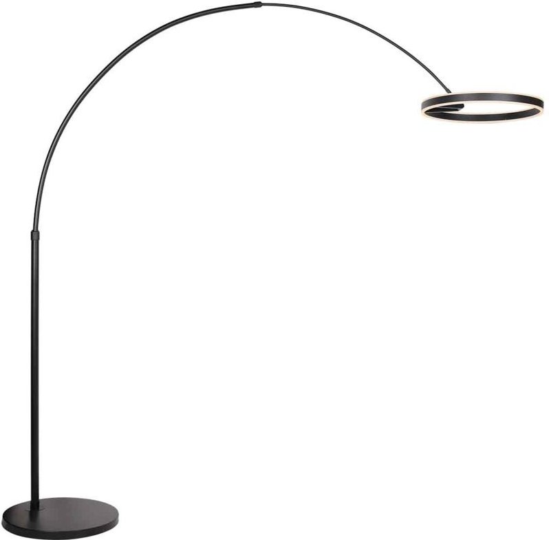 Thumbnail - Stehlampe - Ringlux - schwarz - metall - bogenlampe - Steinhauer