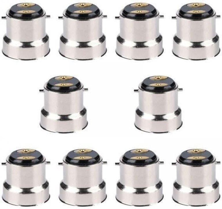 10er-Packung E27 auf B22 Lampenfassungen, Lampensockel-Adapter