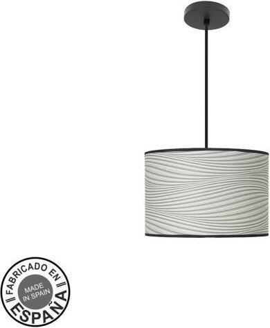 Fashion Anhänger 1xe27 schwarz/grau regx30x30cm