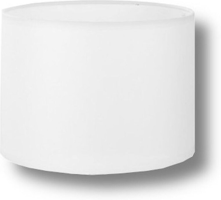 Stoff Lampenschirm Weiß für Tischleuchte Ø20cm BAHATI