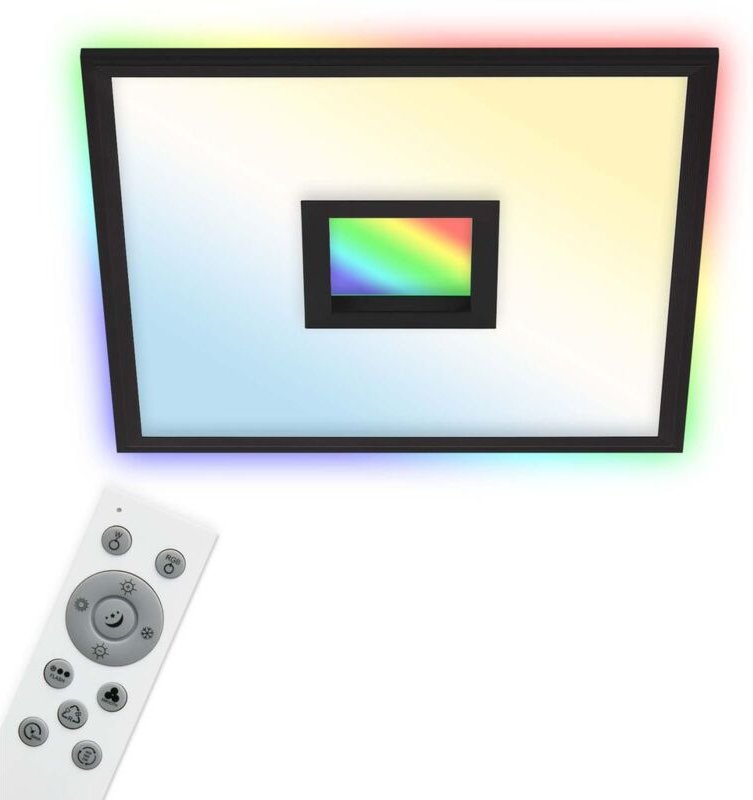 Thumbnail - Telefunken - led Panel cct rgb Innenlicht dimmbar Fernbedienung 24W schwarz Metall