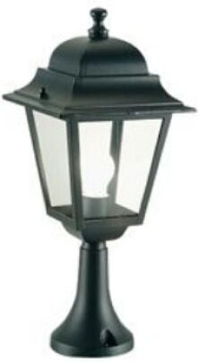 Quadratischer poller 1xe27 max 60w schwarz - 133.052/06 - Sovil