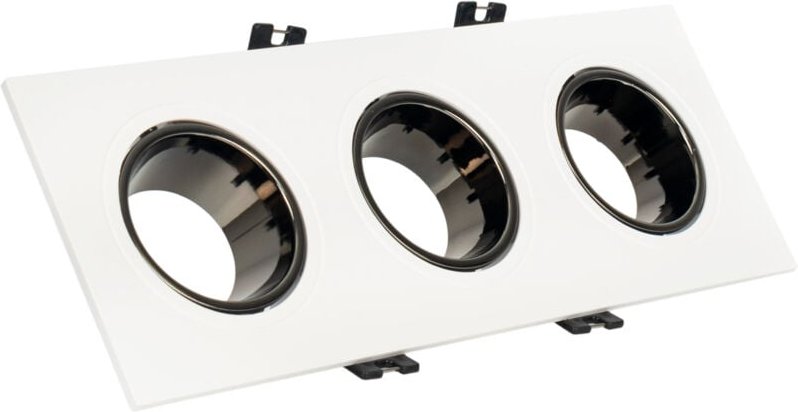 Schwenkbares Dreifach-Downlight GU10 / MR16 - Niedrig ugr -