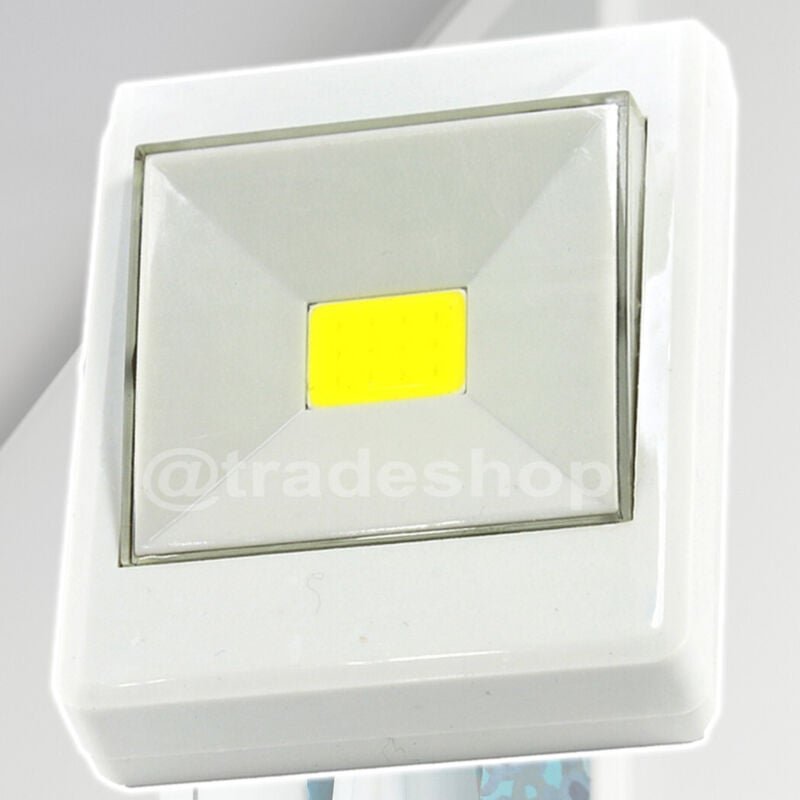 Trade Shop - LED-Licht mit Scheinwerferschalter COB 3W Lampe für Garderobe Keller -