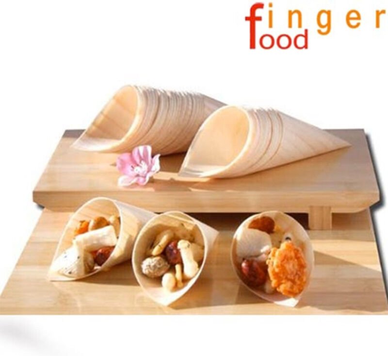 Trade Shop Traesio - Trade Shop - set 12 confinger food in fibra poppose catering open 22.5 x 15,5 cm -