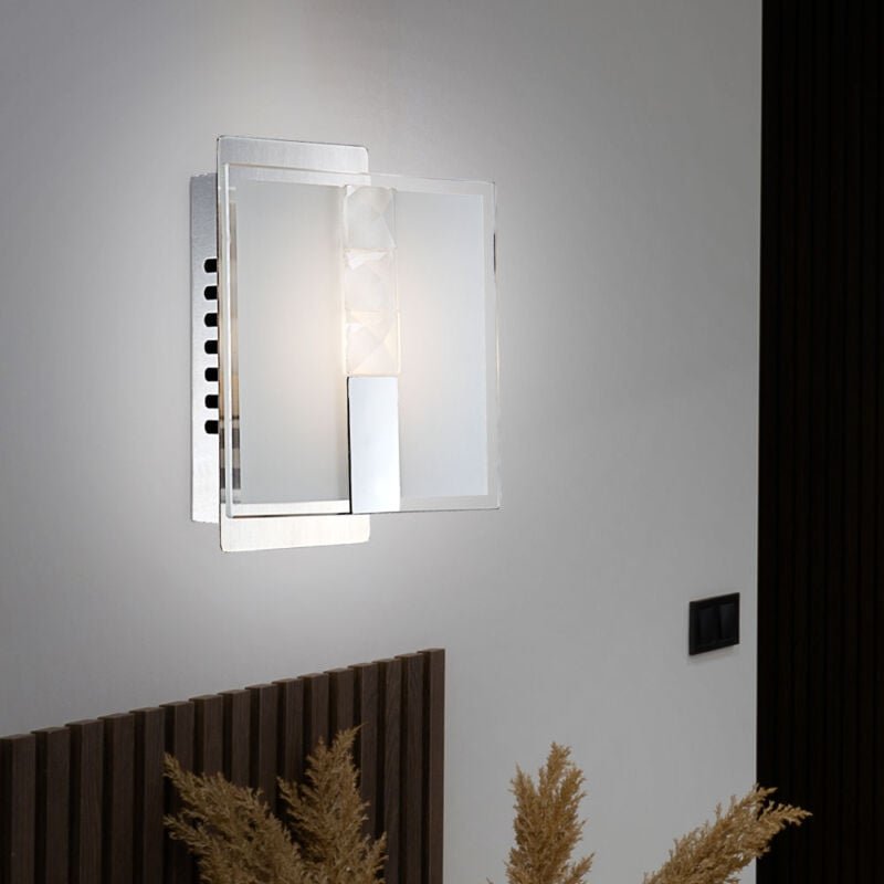 4,5 Watt led Wand Leuchte Glas Lampe Wohnzimmer Beleuchtung