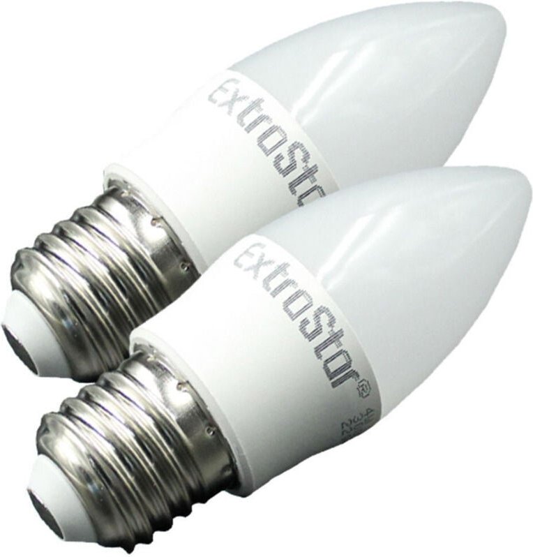 Trade Shop Traesio - Trade Shop - 2er-Set E27 4W siluro led-lampe warm- und kaltweisses licht niedriger verbrauch -